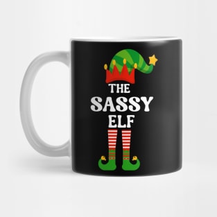 Sassy Elf Matching Family Group Christmas Party Mug